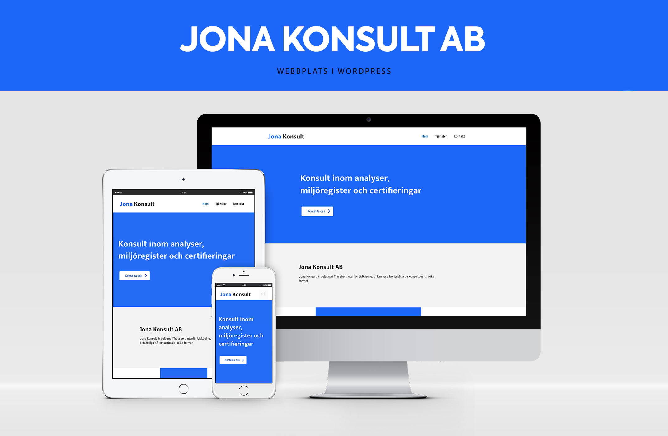 Ny hemsida - Jona Konsult - Referens