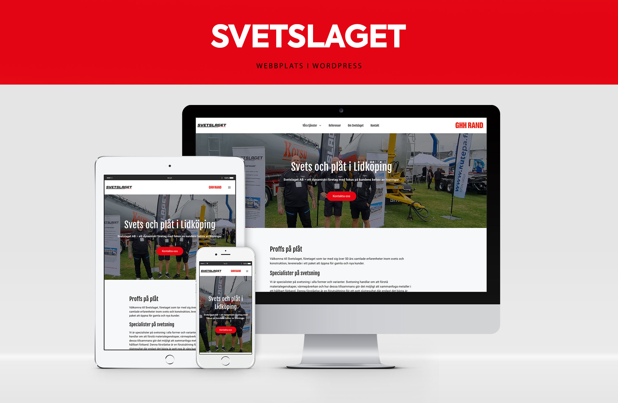 Svetslaget | hemsida i WordPress