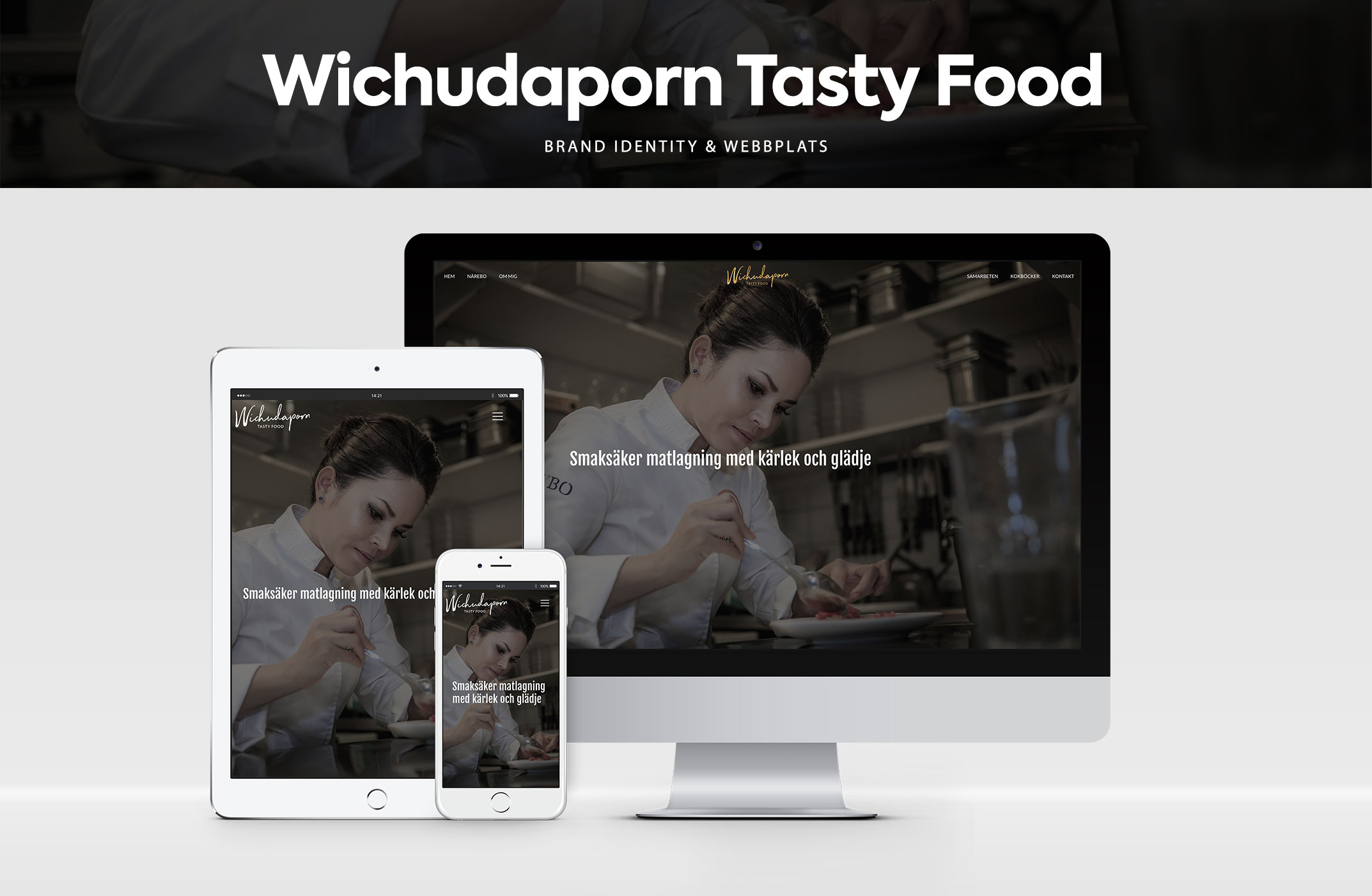 Wichudaporn Logotyp, design och hemsida