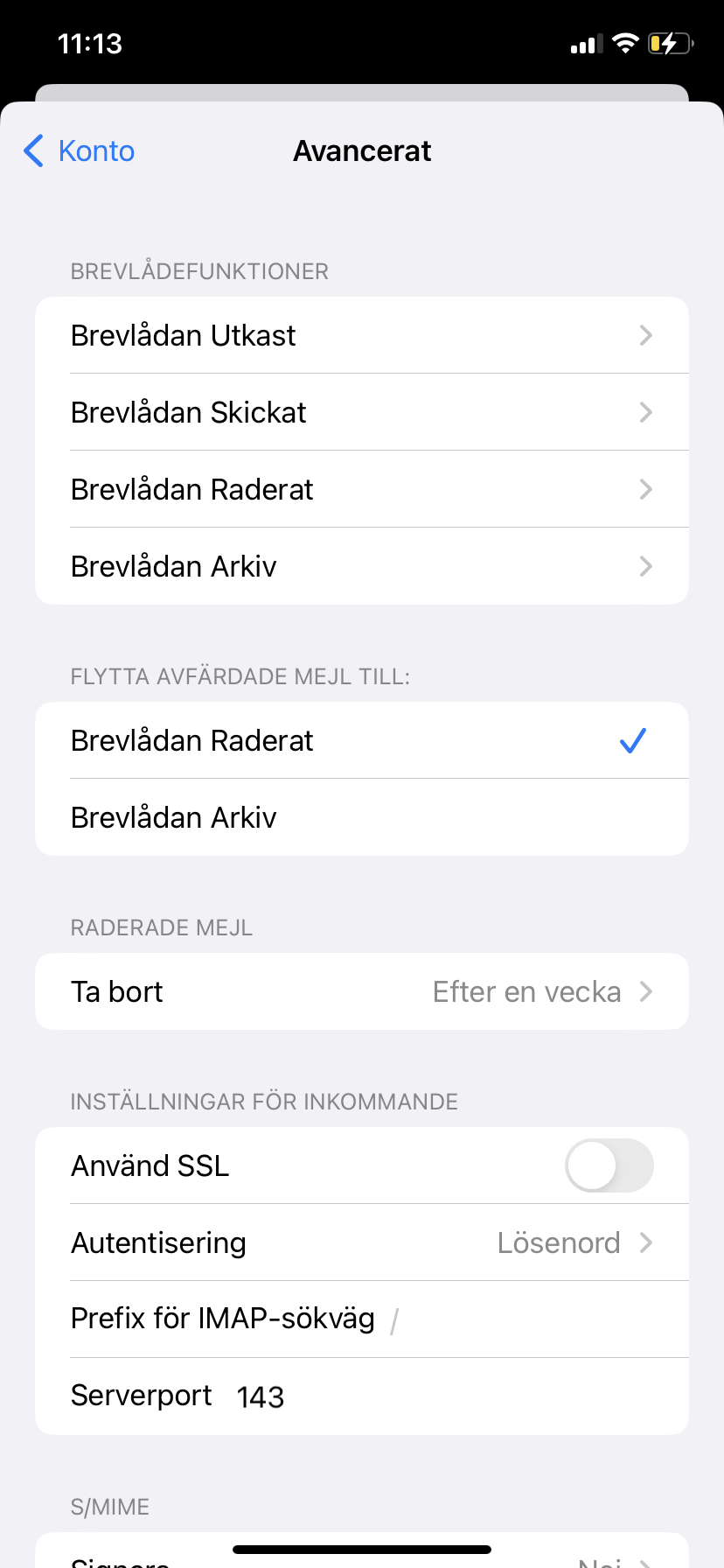 Iphone välj SSL