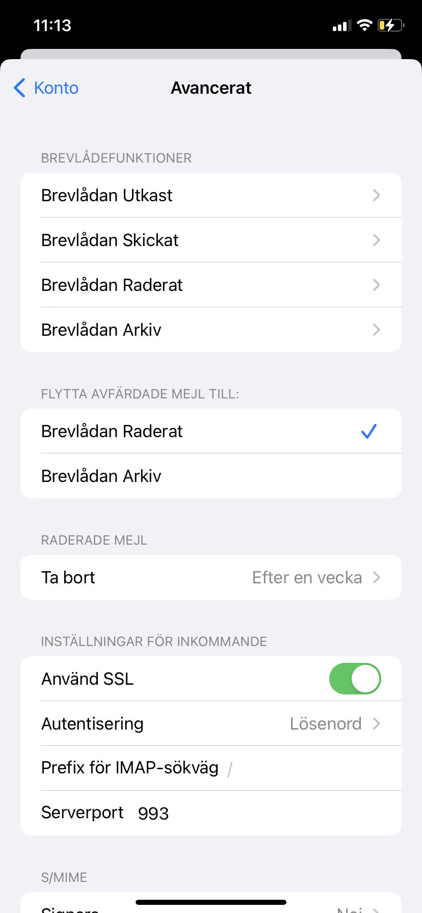 Iphone SSL aktiv